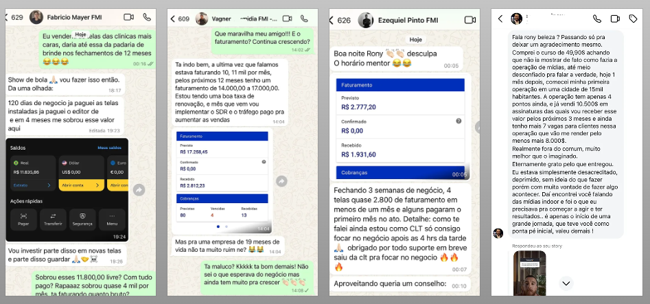 Prints de conversas de alunos 3